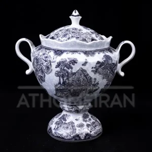 شکلات خوری پایه دار چینی باواریا